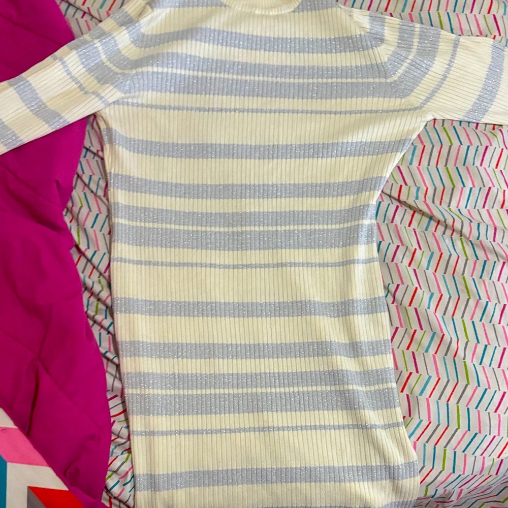 Say What? Cream Ribbed Knit Top